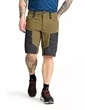 RevolutionRace RVRC GP Shorts für Herren, strapazierfähige und belüftete Wandershorts für alle Outdoor-Aktivitäten, Dark Olive, L