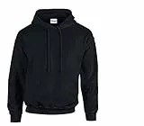 Gildan Sweatshirt mit Kapuze L, 1x Schwarz & 1 HLKauf Block