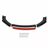 Universal Frontstoßstange Lippe Spoiler Kinn Body Kit Schutz PP Auto Auto Exterieur Aerodynamische Teile Automobil Spoiler und Hergestellt aus Hochwertigem PP Material Flexibel