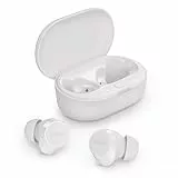 Philips TAT1209WT True Wireless In Ear Bluetooth Headphones - Small Buds. Great Value Natural Sound. Dynamic bass, Pocket-Sized Charging case, Clear Calls - White