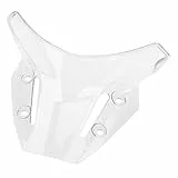 Pasamer Frontwindabweiser, VerschleißFeste Motorrad-Windschutzscheiben FüR Motorräder (Weiß)