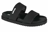 LEVI'S Damen Slides, Full Black, 38 EU