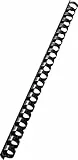 Leitz 37580 Plastikbinderücken, A4, Kunststoff, 14 mm, 125 Blatt, 100 Stück, schwarz