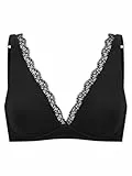 Schiesser Damen Unique Cotton BH, schwarz_183241, 85C
