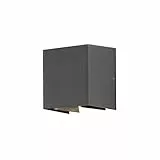 Konstsmide Wandleuchte Cremona | dunkelgrau | LED | 2x3W | 460lm | 7959-370