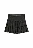 Superdry Damen Gestufter Jersey-Minirock Schwarz 42