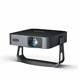 Mini Beamer【Autofokus/Trapezkorrektur】 Projektor 4K Unterstützt 1080P Full HD 23000Lumen WiFi6 Bluetooth, VOPLLS Beamer Klein Heimkino 50% Zoom 360° Drehbar Projector für Handy/TV Stick/USB