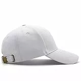 Ruyosn Kappe Herren Basecap Damen Verstellbar Cappy Waschbar Klassische Baseball Cap Unisex Sonnenschutz Baseballkappe Baumwolle Mütze Atmungsaktiv für Sport Wandern Ausflug Basecap Weiß