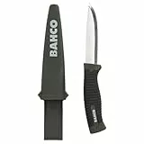 Cuchillo Laplander con mango verde bi-componente, embalaje blister
