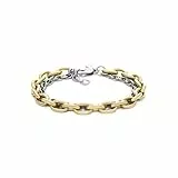 Armani Exchange Herren Gold-Ton Edelstahl Armband, AXG0162710