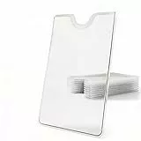 BE-HOLD 10 x Scheckkartenhülle, EC Karten Schutzhülle zum Schutz Ihrer Bankkarten, Kreditkarten usw. für ihre Geldbörse