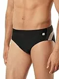 Schiesser Herren badebukser trusser Badehose, Schwarz, L EU