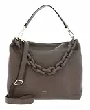 Abro Leder Schultertasche Umhängetasche Leather Dalia Hobo Bag Simone Tope taupe