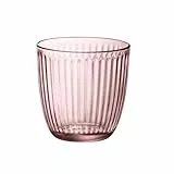 Bormioli Rocco & Siglio- Line Water Glass, Multi-Colour, BOR1238, Pack of 6