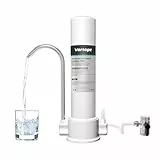 Vortopt Verbesserter Wasserfilter Wasserhahn - Wasserhahnfilter für den Spüle - Wasserreiniger für die Küche - Reduziert Chlor, Schwermetalle, schlechte Gerüche - F8 (1 Filter Enthalten)