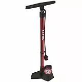 ZEFAL Profil Max FP30 Fahrradpumpe Standpumpe - 11 bar - Fahrrad Pumpe für alle Ventile - Bike Pump, rot/schwarz/weiß