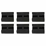 ML-Train Isolierschienenverbinder schwarz 15 mm 6 Stück für alle Gleissysteme - wetterfester Kunststoff - Gartenbahn Spur G Zubehör
