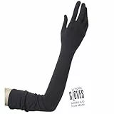 W WIDMANN MILANO Party Fashion - Handschuhe, 60 cm lang, Karneval 20er Jahre, Party Thema