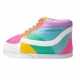 Flamingueo Sneaker Hausschuhe - Pantoffeln Unisex, Warme Hausschuhe Damen & Herren, Eine Größe 35-46EU, Plüsch, Rutschfest, Winter, Lustig