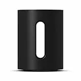 Sonos Sub Mini Kompakt-Subwoofer, beeindruckender Bass, ausgewogener Klang, Einstellbarer EQ, 2 Class-D-Verstärker, Trueplay - Schwarz.