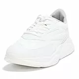 HUGO Herren-Sneaker im Laufstil mit dicker Gummisohle, Weißer Knochen, 42 EU