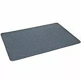 Kerbl Pet Waschbare Urinunterlage, grau, 90x60 cm, Hundeunterlage, Katzenunterlage, Mesh, Hunde, Welpen, Katzen
