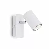 BRILONER – Wandleuchte, Wandlampe schwenkbar, Deckenspot GU10, max. 40 Watt, Deckenlampe, Deckenleuchte 120x80x123mm (LxBxH), weiß