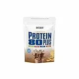 Weider - Protein 80 Plus - 4-Komponenten Protein Pulver - Hoher Proteingehalt mit 80% Eiweiß - Cremige Shakes mit Calcium & Vitamin B6 - 500g - Schoko