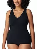 Schiesser Damen Trägertop mit herausnehmbaren Pads - Invisible Soft, schwarz_170365, 36
