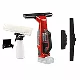 Einhell Akku-Fensterreiniger BRILLIANTO Power X-Change (18 V, 28 cm lange Saugdüse, streifenfreie Reinigung, inkl. Sprühflasche mit Mikrofasertuch, Düsenset, ohne Akku)