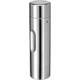 WMF Motion Isolierkanne 1l Cromargan Edelstahl, für Tee oder Kaffee, Thermosflasche mit Trinkbecher, hält 24h kalt & 12h warm