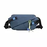 Itkcozcg Umhängetasche für Damen und Herren, leicht, mehrere Taschen, Hoboes-Tasche mit verstellbarem Riemen, Messager-Schlingen, Crossbody-Tasche, blau, One Size
