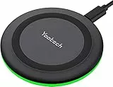 yootech Kabelloses Schnellladegerät für iPhone Serie 16 15 14 13 12 11, 7,5 W für iPhone 16e/XS/XR/XS MAX/X/8, Air-Pods Pro, 10 W MAX für Samsung Galaxy S23/S22/S21/S10E/S9, Note 20/10