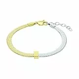 Amor Armband Edelstahl Damen Armschmuck, 17+3 cm, Bicolor, Kommt in Schmuck Geschenk Box, 2039980
