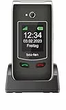 beafon, SL645plus, Silverline, Seniorenhandy mit SOS Notruftaste, Klapphandy, Großtastentelefon, Gesprächsannahme&Beenden Taste auf der Vorderseite, Schutzklasse IP54, XXL Farbinnen- Außendisplay