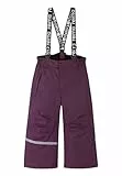 Reima Tuokio Schneehose für Kinder, gefütterte Hose für Kleinkinder (Mädchen und Jungen), aus elastischem Material und mit Fußschlaufen Deep Purple 92