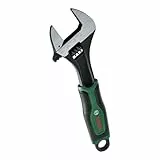 Bosch Rollgabelschlüssel 200mm (verstellbarer Schraubenschlüssel; hochwertig und robust; Softgrip; langlebig; geschmeidiges Öffnen bis zu 32mm)