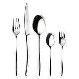 Mäser, Serie Nigran, Besteck-Set, Edelstahl Besteck-Set für 6 Personen, Silber