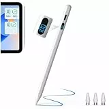 Styluslink Stylus Pen mit LED-Display, Universal Tablet Stift für Switch,iPhone, Android und Harmony OS Handy & Tablet, Magnetischer Pencil für Samsung/Huawei/Xiaomi Laptops & Smartphones (Weiß)