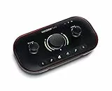 Focusrite Vocaster Two – Podcast-Audio-Interface für Aufnahmen von Moderator und Gast. Mit zwei Mikrofoneingängen und zwei Kopfhörerausgängen sowie Auto Gain, Enhance und Mute-Funktion.