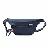 Hedgren Ziva Hüfttasche & Crossbody mit RFID – Bauchtasche, 100% recyceltes RPET, wasserabweisend (Total Eclipse)