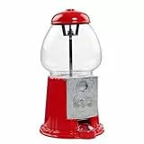 BUTLERS Big Spender Kaugummi-Automat Höhe 28,5 cm in Rot - Retro Kaugummi Spender - Chewing Gum Automat ungefüllt