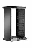 snakebyte PS4 CHARGE:TOWER - Games Tower zur Aufbewahrung von Spielen & Blu rays - inkl. 2-fach USB Port zum Aufladen der Controller - schwarz - für PlayStation 4