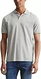 Marc OߴPolo Herren Kurzarm-Poloshirt aus Bio-Baumwolle Regular Fit, Grau (Iron Grey Melange), XL