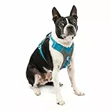 Kurgo Journey Air – Reflektierendes Hundegeschirr für Running, Wandern und Trekking – Reise-Geschirr – Blau, S