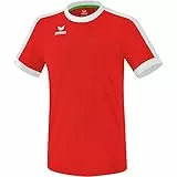 Erima Unisex Erwachsene Retro Star Trikot (3132120), rot/weiß, XL