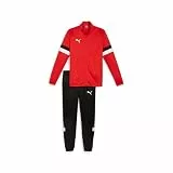 PUMA Herren Teamrise Tracksuit Trainingsanzug, PUMA Red-PUMA Black, L EU