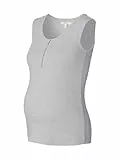 ESPRIT Maternity Damen Nursing Sleeveless T-Shirt, Hellgrau Melange-045, XX-Large