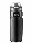 Elite Fly MTB Tex Trinkflasche – Schwarz – 750 ml – Ultraleicht, Staubgeschützt & BPA-frei – Mountainbike & Gravel