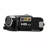 Greensen 4K 48MP Digital Video Camera Camcorder, 16X Digitalzoom Kamera Video Recorder 2,7 Zoll 270° drehbarer Bildschirm Videokamera für Anfänger und (Black)